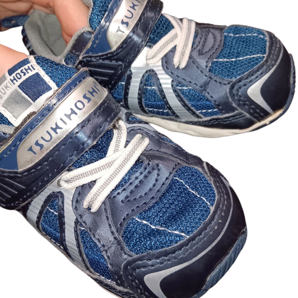 Tsukihoshi Storm Toddler Kids Blue Sneakers Size 7
